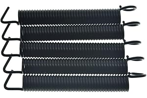 KAISH Set of 5 Premium Noiseless Tremolo Springs Tremolo Bridge Tension Spring for FR/ST/Strat Tremolos Black Standard Tension