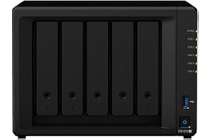 Synology DiskStation DS1019+ iSCSI NAS Server with Intel Celeron Up to 2.3GHz CPU, 8GB Memory, 10TB SSD Storage, DSM Operating System