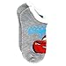 Disney Cars Boys 6 pk Socks (6-8 (shoe size: 10.5-4), Glow in the Dark Cars No Show)
