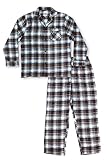 North 15 Mens 100 % Cotton Flannel Yarn Dyed Pajama Set