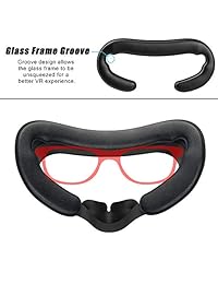AMVR VR Facial Interface Bracket & PU Leather Foam Face Cover Pad Replacement Comfort Set for Oculus Quest