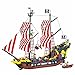 Pirates Ship Series Black Pearl Building Blocks Set Model 870+pcs Educational DIY Construction Bricks Toys For Children