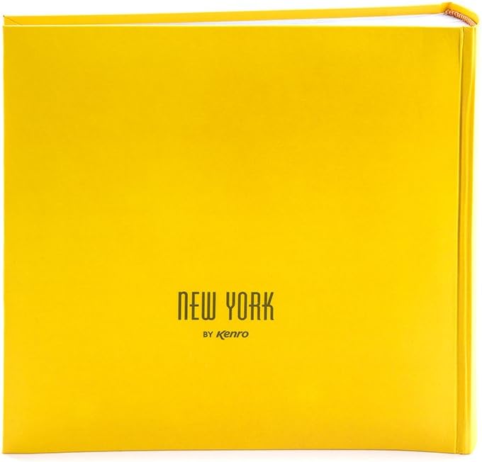 Kenro City Series Memo Photo Album New York Skyline Design for 200 Photos 6x4 inch/10x15cm - NY101, Yellow, Medium - Image 4