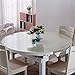 LovePads 1.5mm Thick Clear Round Table Cover, Round Table Protector for Dining Room Table