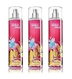 Bath & Body Works Amber Blush Fine Fragrance Mist 8.0 Oz - Pack of 3