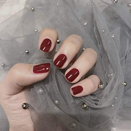 Gangel 24pcs False Nails Pure Red Full Cover Fake Nails Short Square Acrylic Press On Nails For Women And Girls Pricepulse Gangel 24pcs False Nails Pure Red Full Cover Fake Nails Short Square Acrylic Press On Nails For Women And Girls Pricepulse