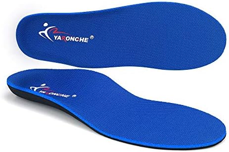 Plantar Fasciitis Inserts, Arch Support Orthotic Inserts, Comfortable and Best Shock Absorption Cushioning Sport Insoles, Relieve Flat Feet, High Arch, Foot Pain, No Matter Women or Men