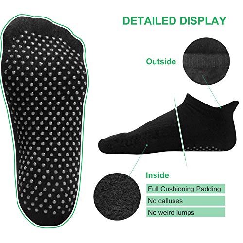 image for DB DEGBIT Yoga Socks Non Slip Women, Breathable Cotton Grip Socks, Com