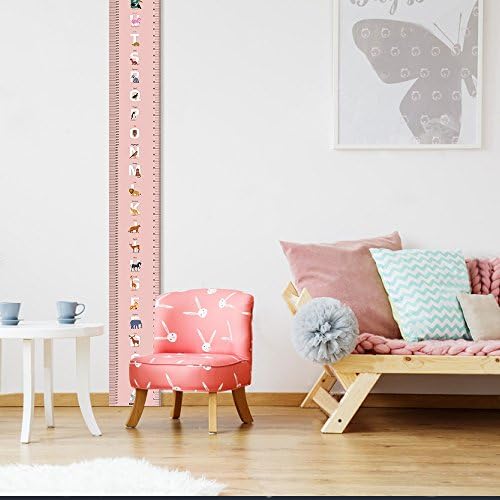 Warren Growth Chart Height Growth Chart to Measure Baby, Child, Grandchild kids ruler Height Measure Chart Wall Decoration Growth Ruler Gift (pink)