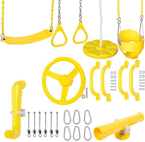 Swing Set Stuff Ultimate Toddler Kit with SSS Logo Sticker (Yellow)
