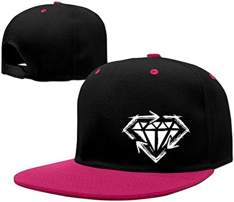 ROCE Men's Stick To Your Guns Just Like Me Diamond Symbol Trucker Hats Pink One Size