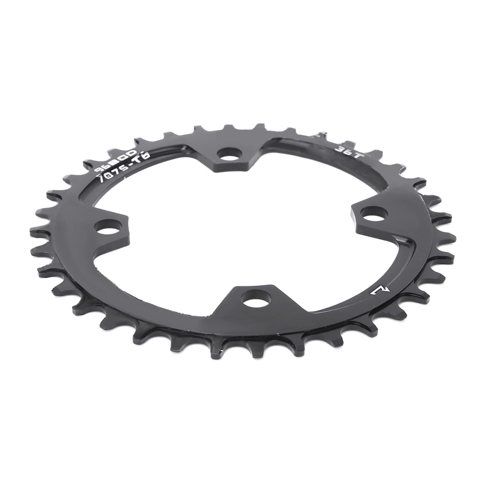 Keenso 1 Pcs Bike Chainring, 96BCD Bike Narrow Wide Round Chainring Repair Chain Ring for Mountain Bicycle(36T) Bicycles and Spare Parts
