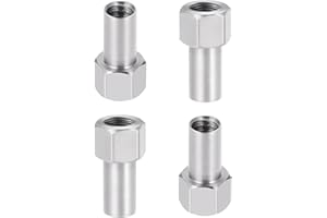 DEWOKI M2.5 * 5mm Long Wheel Nuts 4Pcs for TRX4M Defender Bronco K10 High Trail F150 1/18 RC Crawler Upgrade Parts