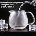 Glass Teapot with Stainless Steel Infuser and Lid,26oz/750ml Borosilicate Ultralight High Heat Resistance Teapots for Flower Tea and Loose Leaf Tea Pot