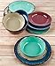12-Pc. Rustic Melamine Dinnerware Set