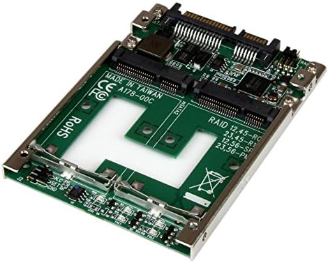 Amazon Co Jp Startech Com 25sat22msat Dual Msata Ssd To 2 5 Sata Adapter Board Raid Compatible 2x Msata Ssd To 2 5 Sata Converter Electronics Cameras