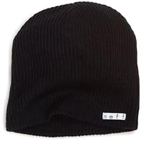 Neff Unisex Daily Beanie, Warm, Slouchy, Soft Headwear, Black, One Size