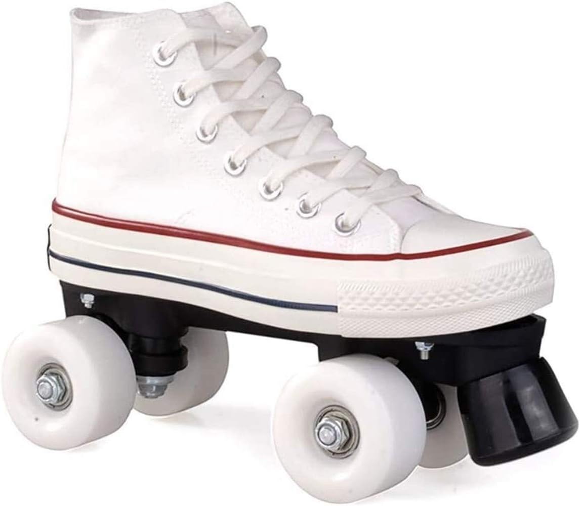 Womens roller skates, canvas high skate roller skates street roller