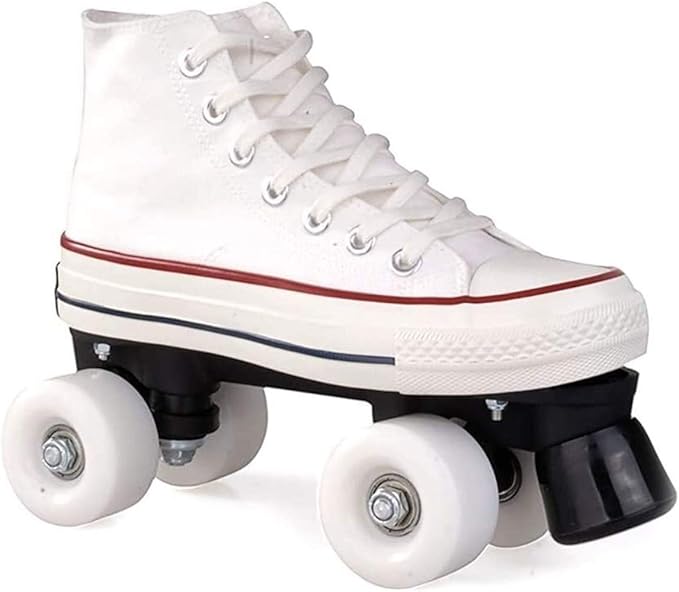 Womens roller skates, canvas high skate roller skates street roller