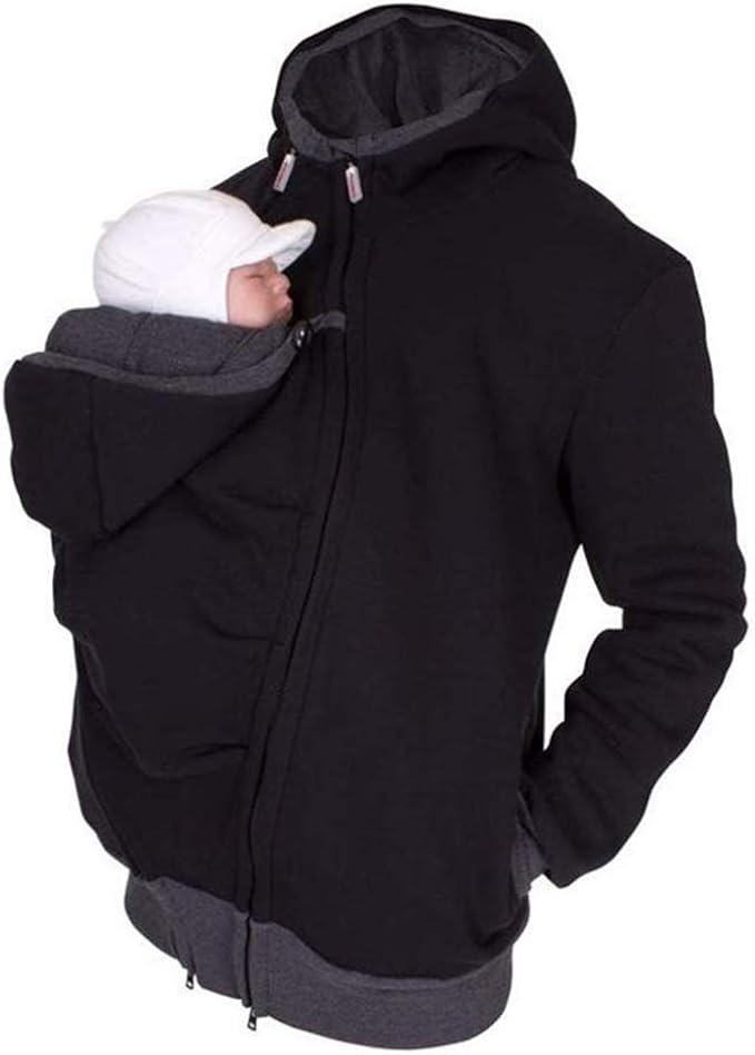 men's baby carrier hoodie