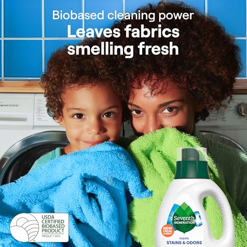 Seventh Generation Laundry Detergent, 40 oz (53 loads), Fresh Scent, Fights Stains photo 12