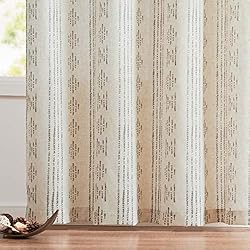jinchan Boho Curtains Linen Curtains for Living