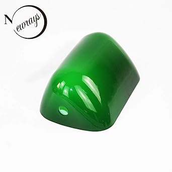 replacement green glass shade for bankers lamp