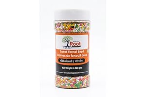 From The Root Sweet Fennel Seeds (Sugar Coated) 300 g | Mouth Freshener & After Meal Treat | Colorful Fennel Candy | Product 