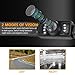 Stripsun Car Rear View Reversing Backup Camera with IP67 Waterproof Rating, 170°Perfect View Angle & 7 Infrared Night Vision LED Lights, Universal Vehicle Backup Camera System for RV, Truck, Bus