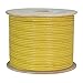 Vertical Cable CAT6A 10G, STP, 23AWG, Solid Bare Copper, PVC, 1000ft, Yellow, Bulk Ethernet Cable