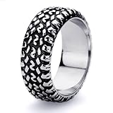 Double Accent 9MM Stainless Steel High Polish