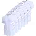 BAMBOO COOL Men's Undershirts Moisture-Wicking Crewneck T Shirts, Breathable Stretch Soft Tees for Men, 3 or 6 Pack