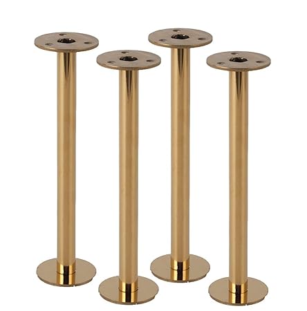 Furniture legs Möbelfüße, 5.9in / 7.8in Edelstahl Sofa Beine können die Tischbeine unterstützen die Höhe der Couchtisch Füße 