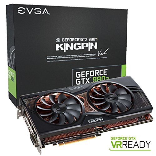 EVGA GeForce GTX 980 Ti 6GB K|NGP|N w/ACX 2.0+ (72%+ ASIC), Whisper Silent w/ Multi-Color LED Cooler, Customized Overclocking Graphics Card 06G-P4-5998-KR EVGA GeForce GTX 980 Ti 6GB K|NGP|N w/ACX 2.0+ (72%+ ASIC), Whisper Silent w/ Multi-Color LED Cooler, Customized Overclocking Graphics Card 06G-P4-5998-KR