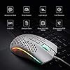 Redragon-M808-Storm-Lightweight-RGB-Gaming-Mouse-85g-Ultralight-Honeycomb-Shell-12400-DPI-Optical-Sensor-7-Programmable-Buttons-Precise-Registration-Super-Lite-Cable-White Redragon M808 Storm Ultralight Wired Gaming Mouse, 85g Lightweight Honeycomb Shell - Adjustable DPI Up to 12,400…