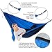 YOLO Outdoors Camping Hammock with Mosquito Net | Double, Reversible, Portable, Lightweight & Ripstop Parachute Nylon with 500 LBS Capacity | Includes Tree Straps, Carabiner & First Aid Kitthumb 2