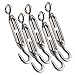 DN M4 Stainless Steel 304 Hook & Eye Turnbuckle Wire Rope Tension Pack of 5