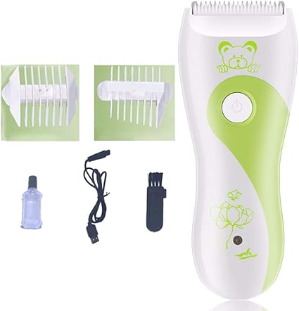 Manda Stell Tondeuse A Cheveux Silencieuse Pour Bebe Pour Enfants Souffrant D Autisme Et De Sensibilite Sensorielle Kit De Coupe Etanche Type1 Amazon Fr Sports Et Loisirs