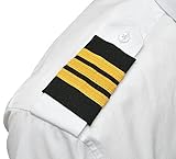 Aero Phoenix Professional Pilot Uniform Epaulets - Three Bars - First Officer