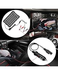 POWOXI   Cargador solar de 12 V para batería de coche, con batería solar