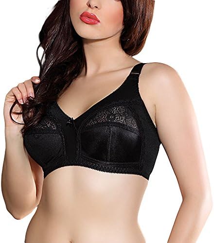 5777 Non Padded Bra Wireless Lace Adjustable Straps - Made In EU