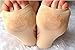 CAcB Women's Ultra Thin Toeless Low Cut Fake Socks w/Large Silicone Heel Grip