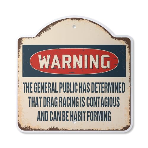 Drag Racing is Contagious 12" X 12” Sign | Indoor/Outdoor Plastic | SignMission…
