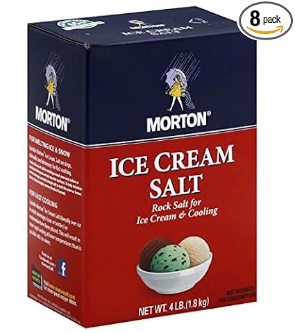 Morton Ice Cream salt 4 64oz (024600042123)