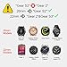 JIELIELE 20mm 22mm Watch Band for Men Women, Silicon Sports Release Replacement Smart Watch Bands (Rose Red, 22mm)