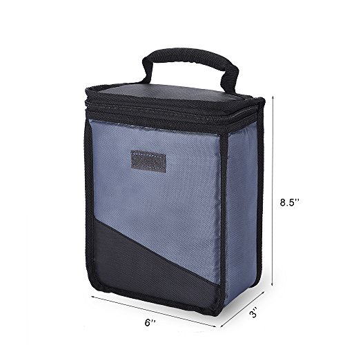 Lunch Bag, Reusable Insulated Kidâ€™s Lunch Box, Mini Portable Thermal Tote Bag for Office, School, Picnic