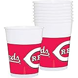 Amscan Cincinnati Reds Plastic Cups - 16 Oz. Pack of 25