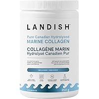 Landish Pure Canadian Marine Collagen Peptides Powder - Whole-Body Benefits & Joint Support, For Women & Men - Hydrolyzed, Un
