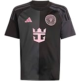 adidas Inter Miami 25/26 Messi Youth Away Jersey &ndash; Sustainable Soccer Shirt with Moisture-Wicking AEROREADY Fabric