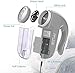 Electric Fabric Shaver, Muzili Professional Lint Remover with Dual Operated by Battery and AC Adapter, 3 Replaceable Stainless Steel Blades, 10000R/Min, Quick Remove Fuzzs, Lints, Pills or Bobbles
